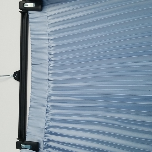 NWT Alfani Light Blue Pleated Skirt - Picture 3 of 4